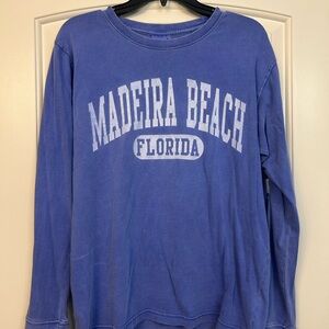 Madeira Beach Blue Long Sleeve Side Medium